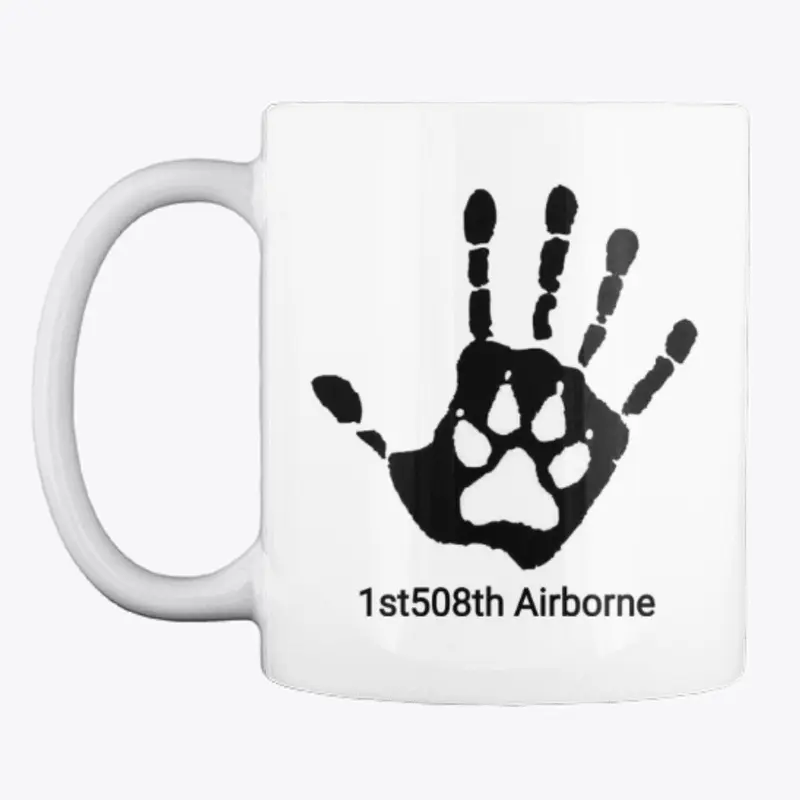 1st508th Airborne Coffee Cup (black)